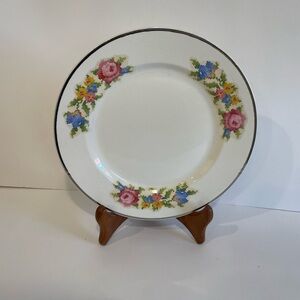 Harker Hotover Cookingware Cross Stitch Gilt Edge Ceramic 10 Inch Dinner Plate